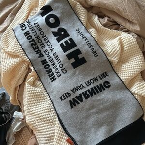 Heron Preston - Jacquard Scarf Black and Grey - UNISEX